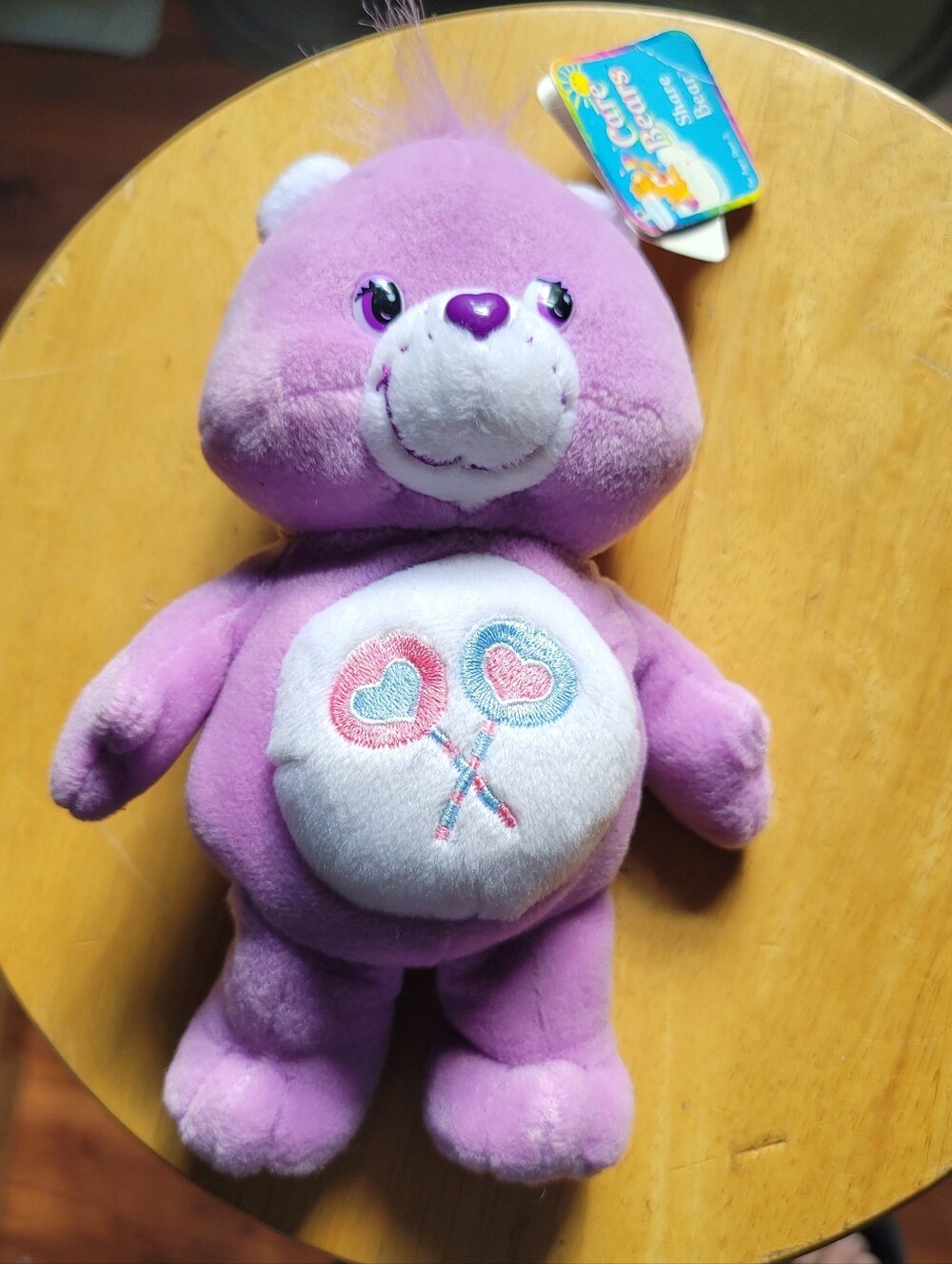 NWT. Care Bears Purple Lollipop Plush - Soft Kids Toy